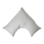 Egyptian Cotton V Shaped Pillowcase 200 Tc | V Shape | Silver Grey