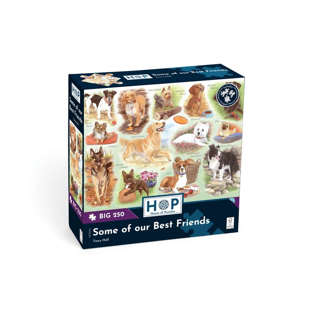 The House of Puzzles Some Of Our Best Friends Big 250 Piece Jigsaw Puzzle