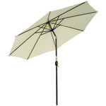 3m Patio Umbrella With Tilt And Crank | Beige