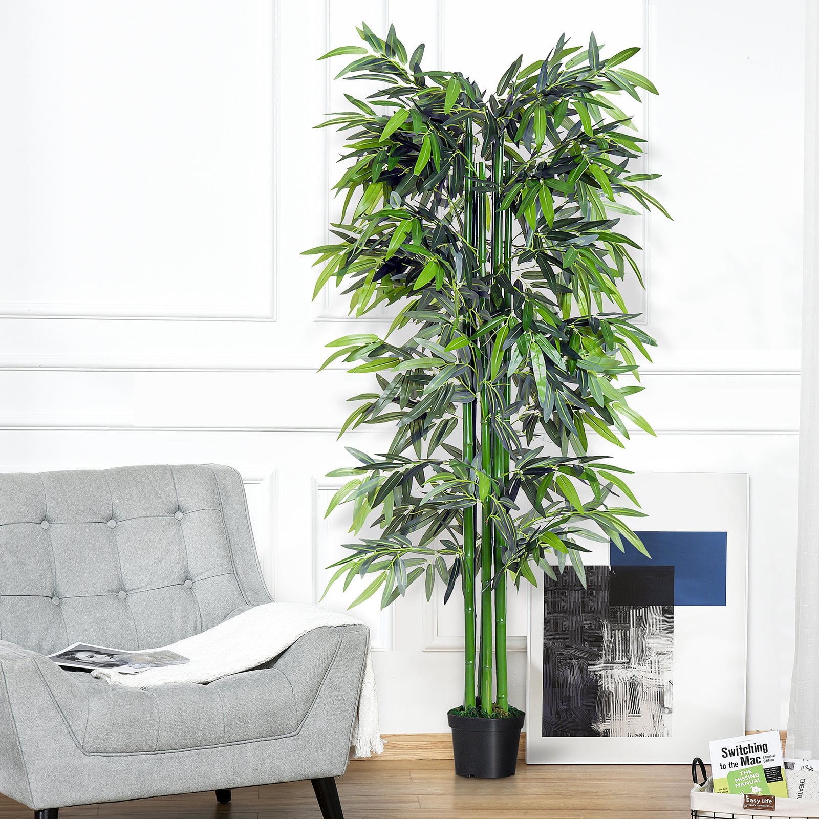 180cm Artificial Bamboo Tree Plant Greenary In A Pot