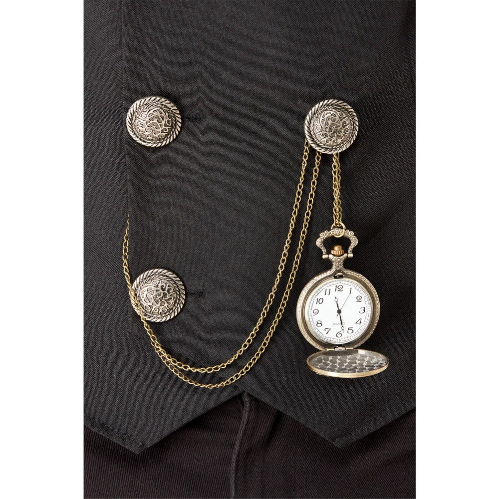 Smiffys 20s Pocket Fob Watch
