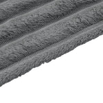 Cozy Striped Throw Blanket Soft Double-sided Use, Warm, Fade-resistant & Easy To Clean | Small | Grey