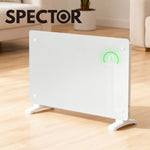 Electric Radiator 2000w Panel Heater Wall Mounted Freestanding | White
