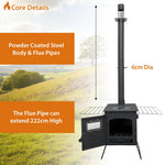 Pandora Portable Firebox Tent Stove | Charcoal