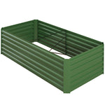 Steel Raised Bed Planter Rods 180 X 90 X 59 Cm | Green