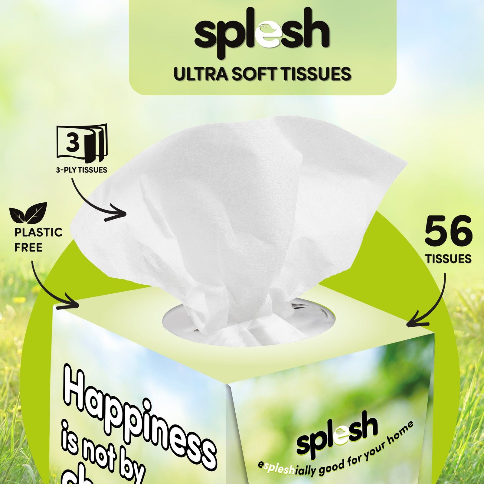 Ultra Soft Tissues, 12 Cube Boxes (672 Total) Bulk Pack