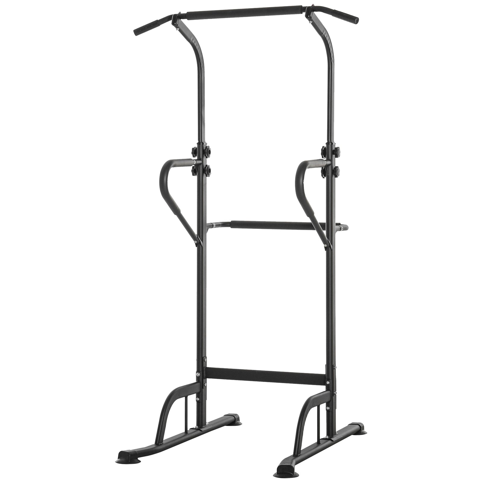 Multi-function Power Tower Dip Station For Home Gym | Black