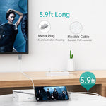 Full Hd Support Hdmi Connector Cable For Phone/pad | Gray
