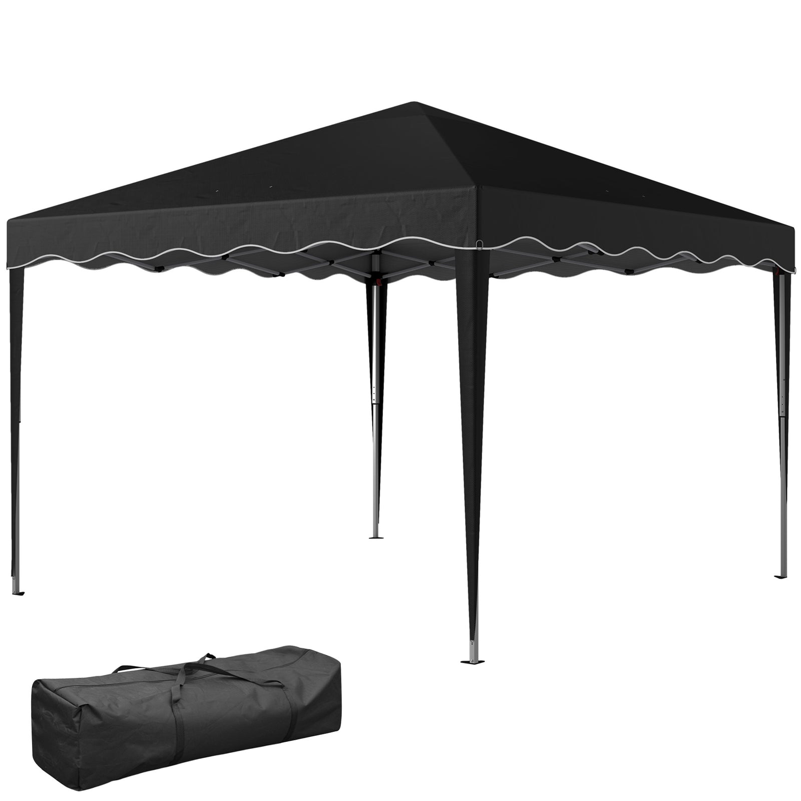3x3(m) Pop Up Gazebo Marquee Tent For Garden W/ Carry Bag