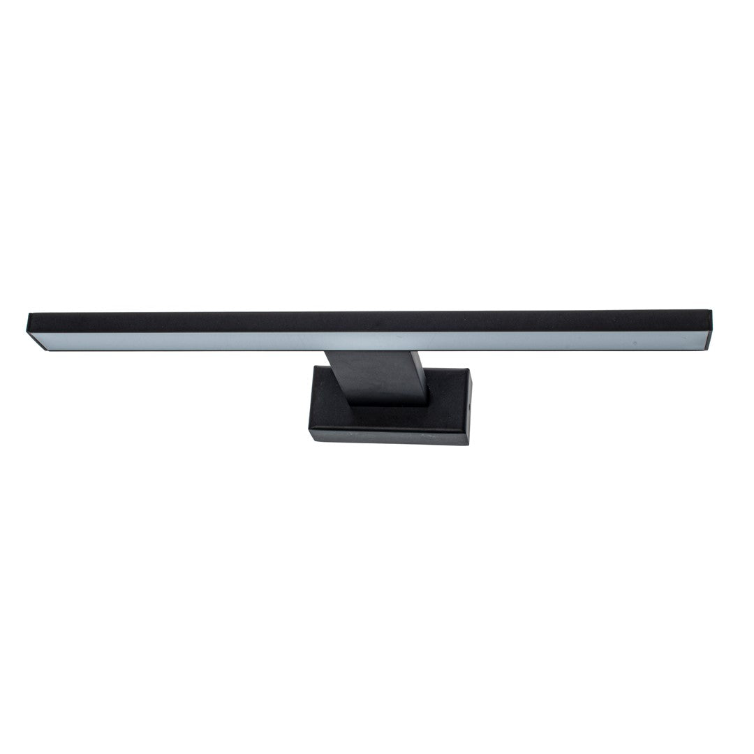 Shine Black Led 7w Wall Lamp Stylish Matt Black Light With Ip44 Rating Perfect For Mounting Abobe A Bathroom Mirror