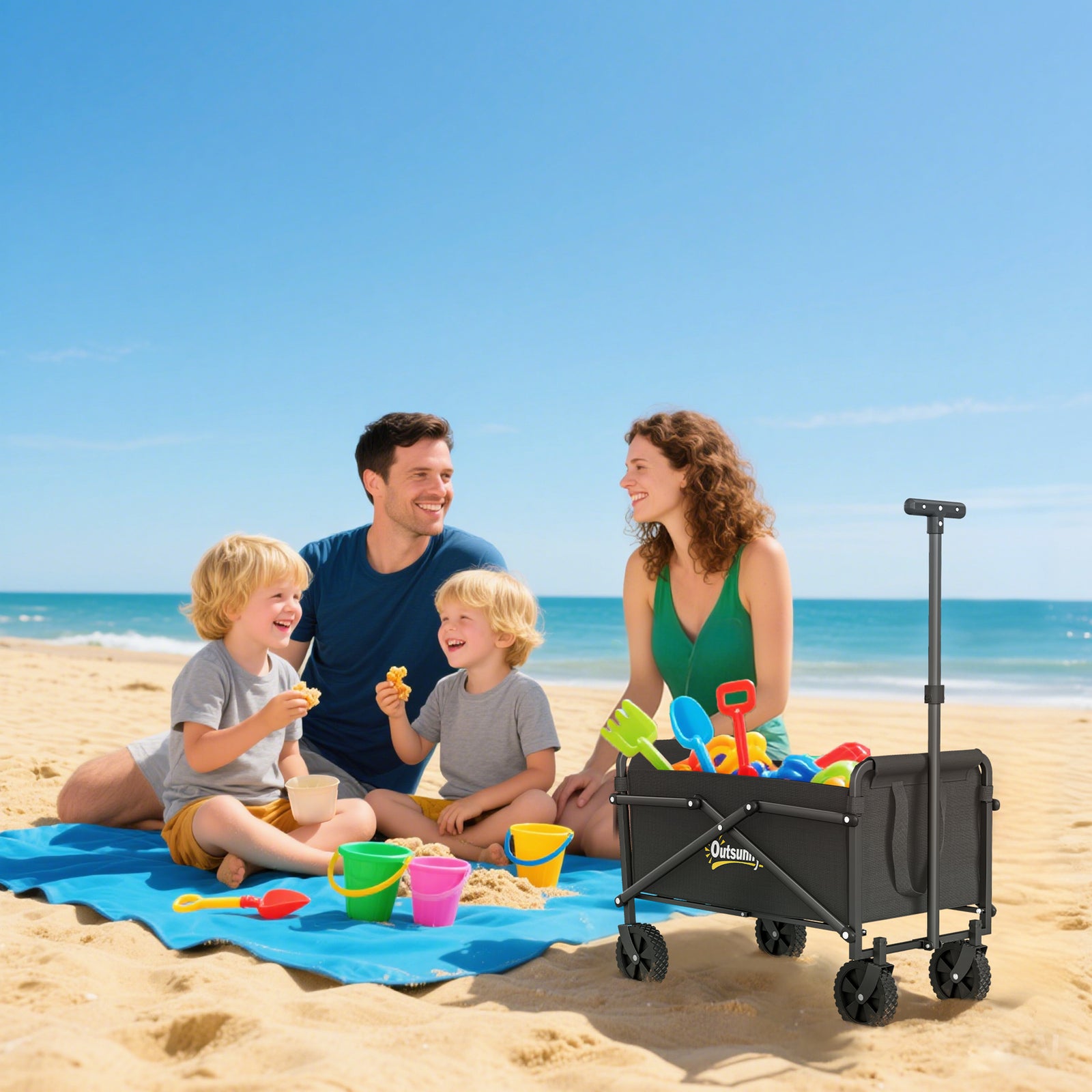 41l 60kg Heavy Duty Folding Festival Trolley