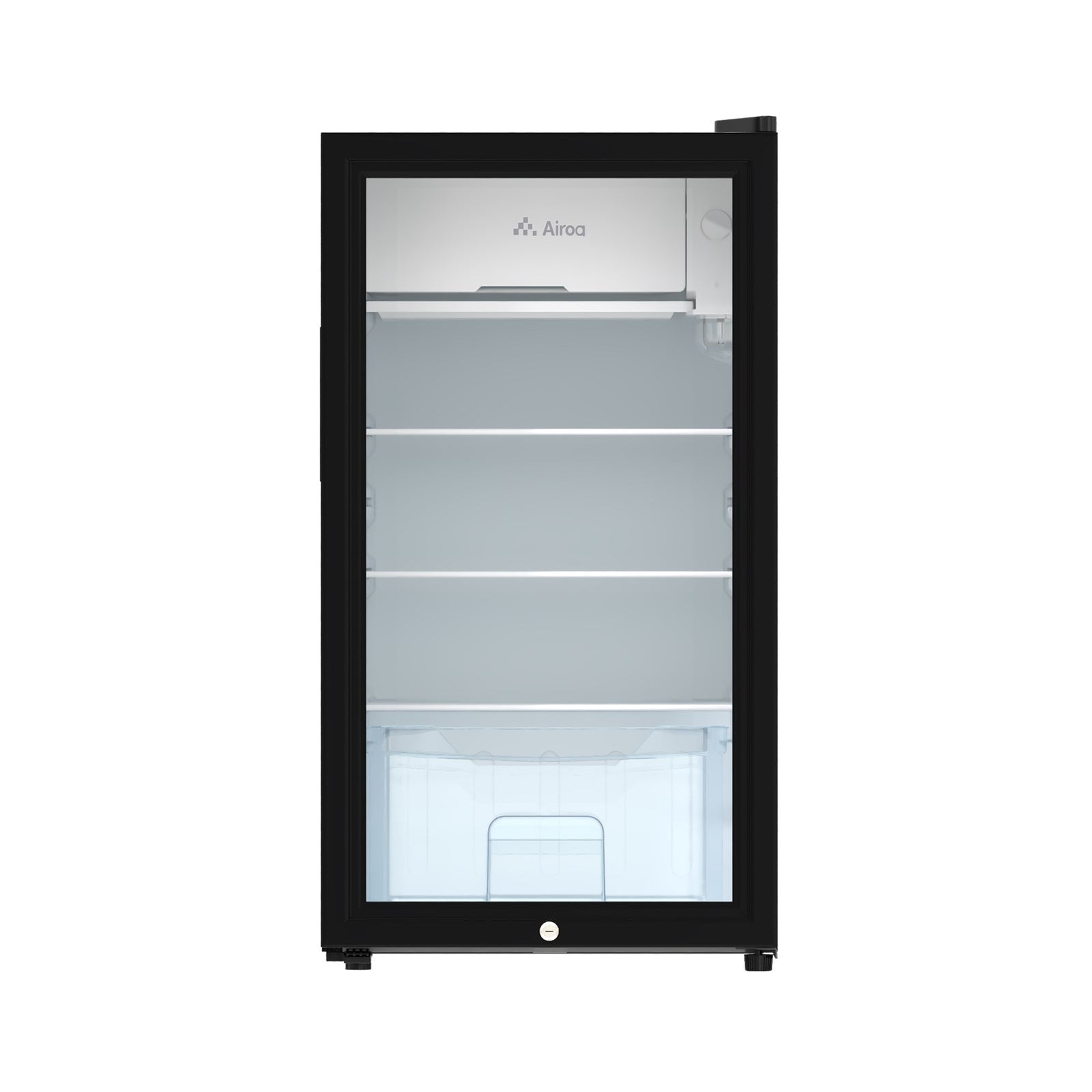 Breeins 83l Door Beverage Cooler With Led Light & Freezer Box