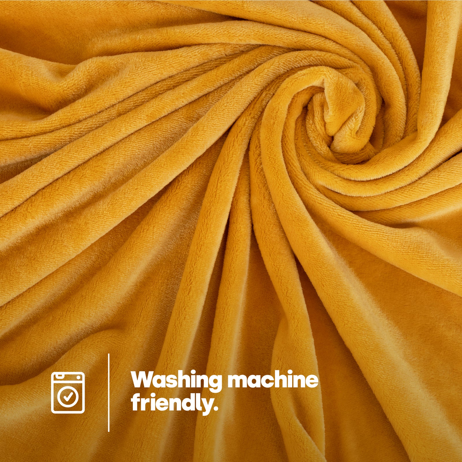 Double Fleece Blanket - Ochre