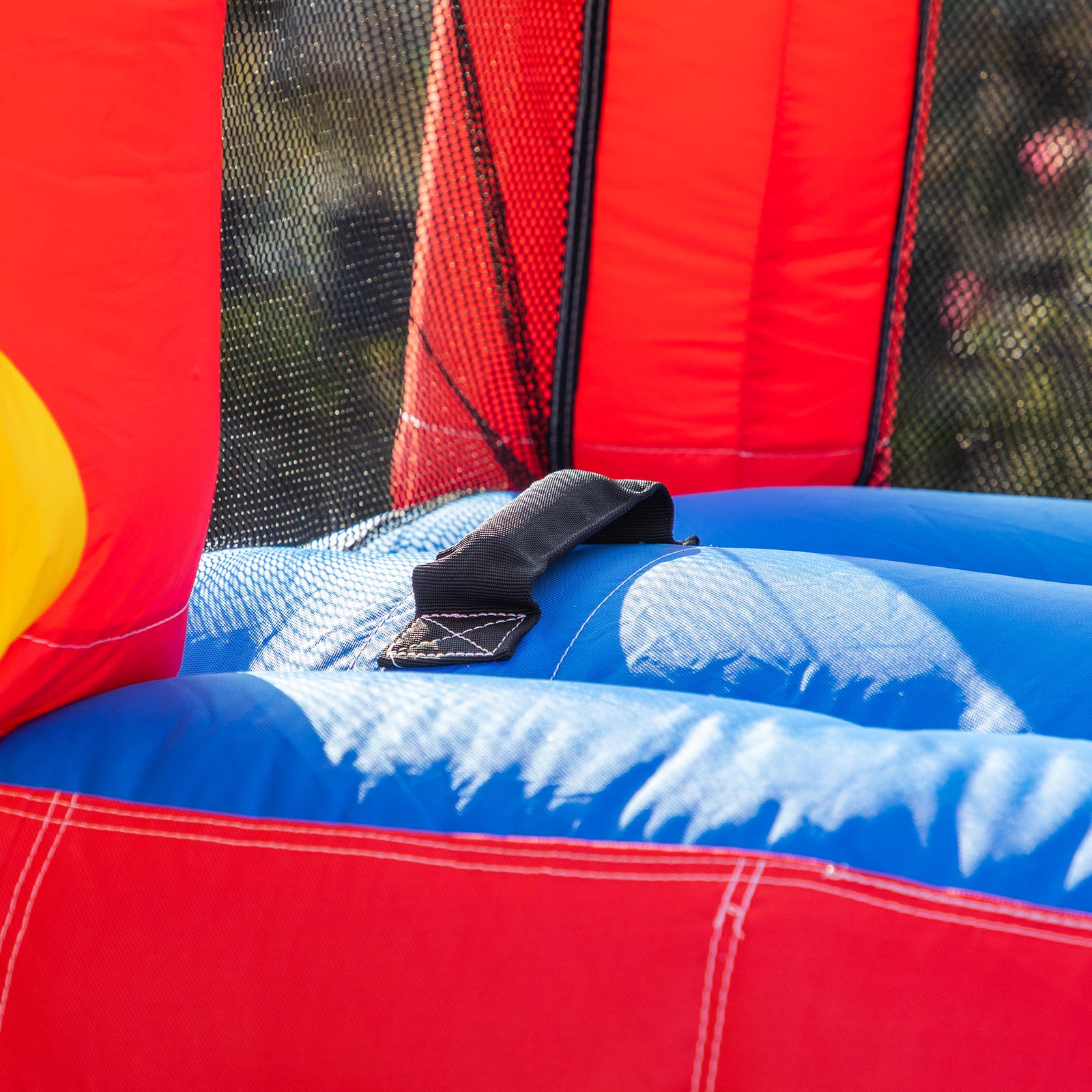 Kids Bouncy Castle W/ Slide, Pool, Trampoline, Climbing Wall, Blower