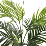 130cm/150cm H Artificial Palm Tree With Lifelike Green Fronds In Black Pot Indoor Tropical Decorative Plant | Small