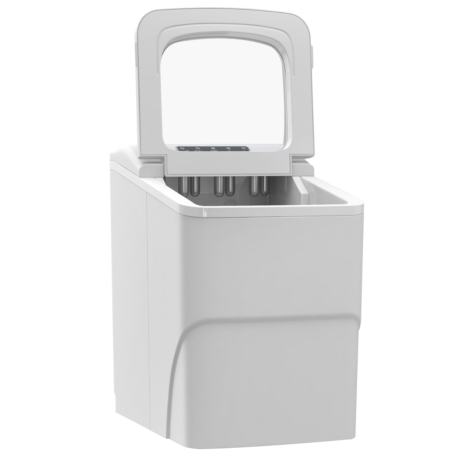 Ice Maker 12kg Per 24h Production With Scoop Basket | One Size | White