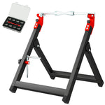 Steel Motorcycle Wheel Balancer Truing Stand With Spoke Wrench