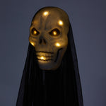 Halloween Sound Control Glowing Hanging Skeleton Ghost