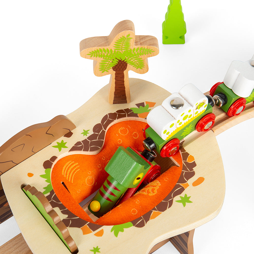 Wooden Lava Pit Bridge for Dinosaur Train Set