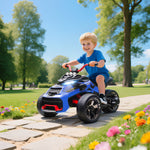 12v Kids Electric Ride On Car, Battery Powered Ride On Atv | Blue