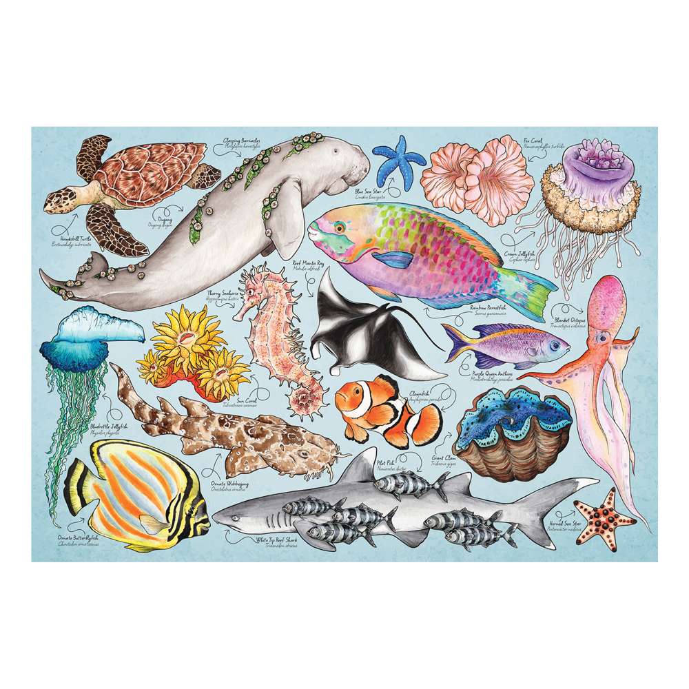 Great Barrier Reef Mini Jigsaw Puzzle Tube - 150 Piece