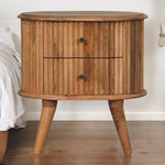 Solid Wood Soba Nordic Bedside