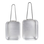 Great Outdoors Camping Mess Tin Set | One Size | Silver