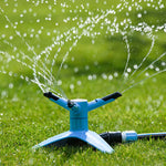 Typhoon 3-arm Rotating Sprinkler, Adjustable Coverage To 13m Diameter | Blue