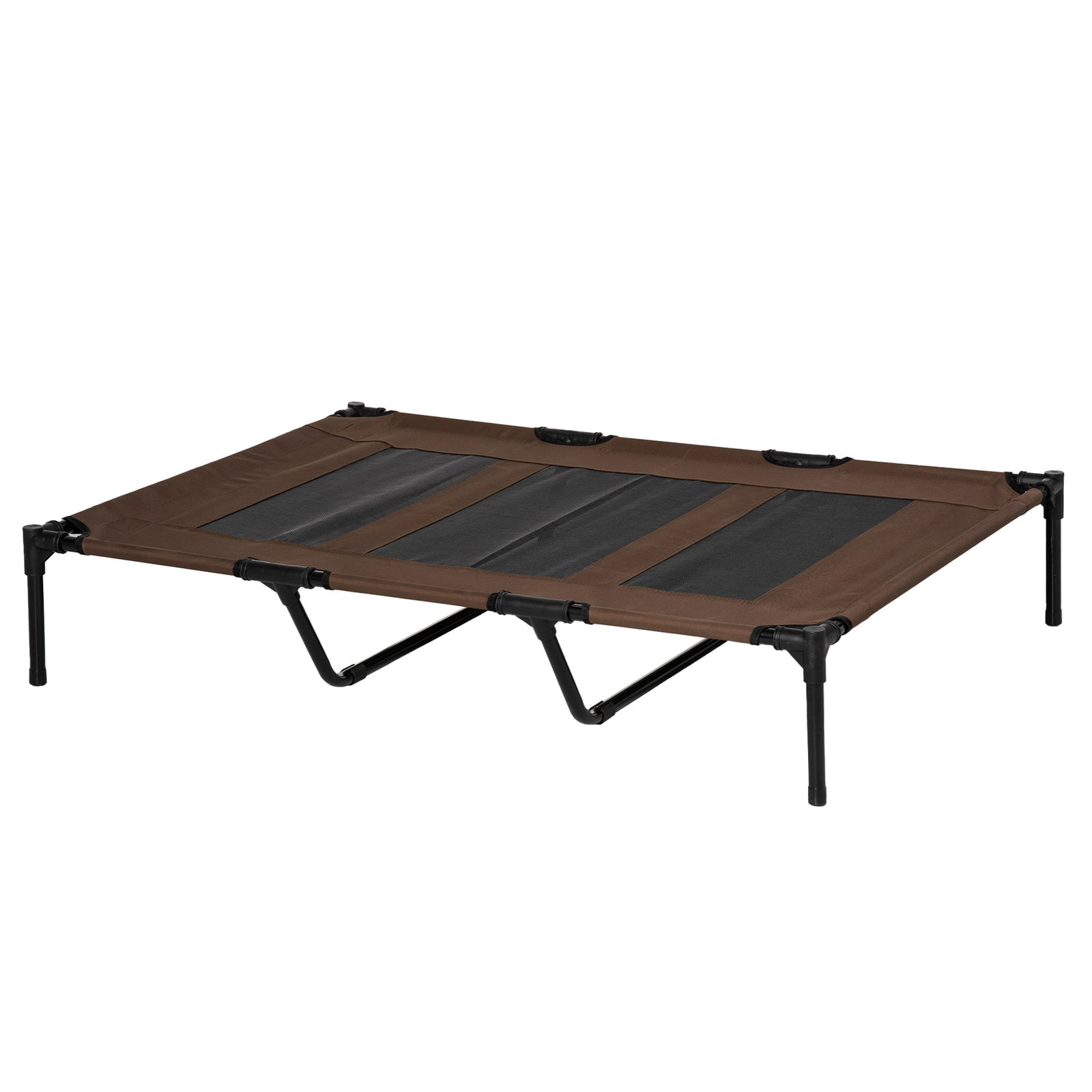 Pawhut Elevated Dog Bed Cooling Raised Pet Cot For Indoor Outdoor Use, Xx Large | Brown