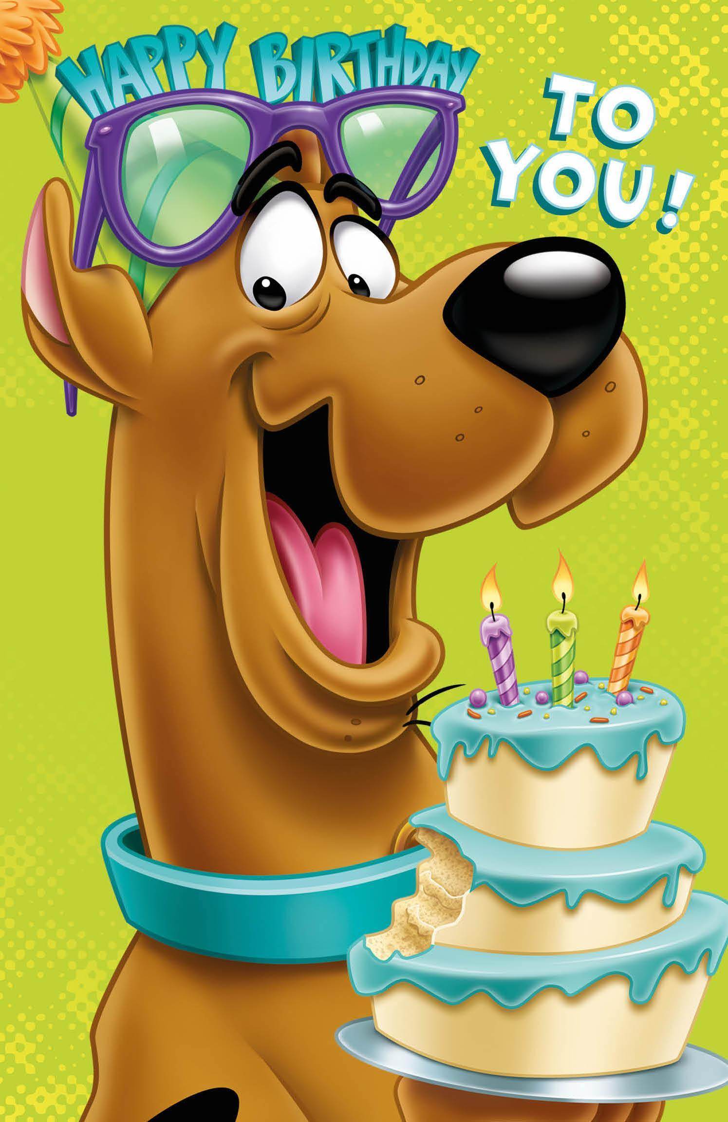 Scooby Doo Birthday Card Official Product