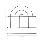 Breeins 10pcs Decorative Metal Garden Fences