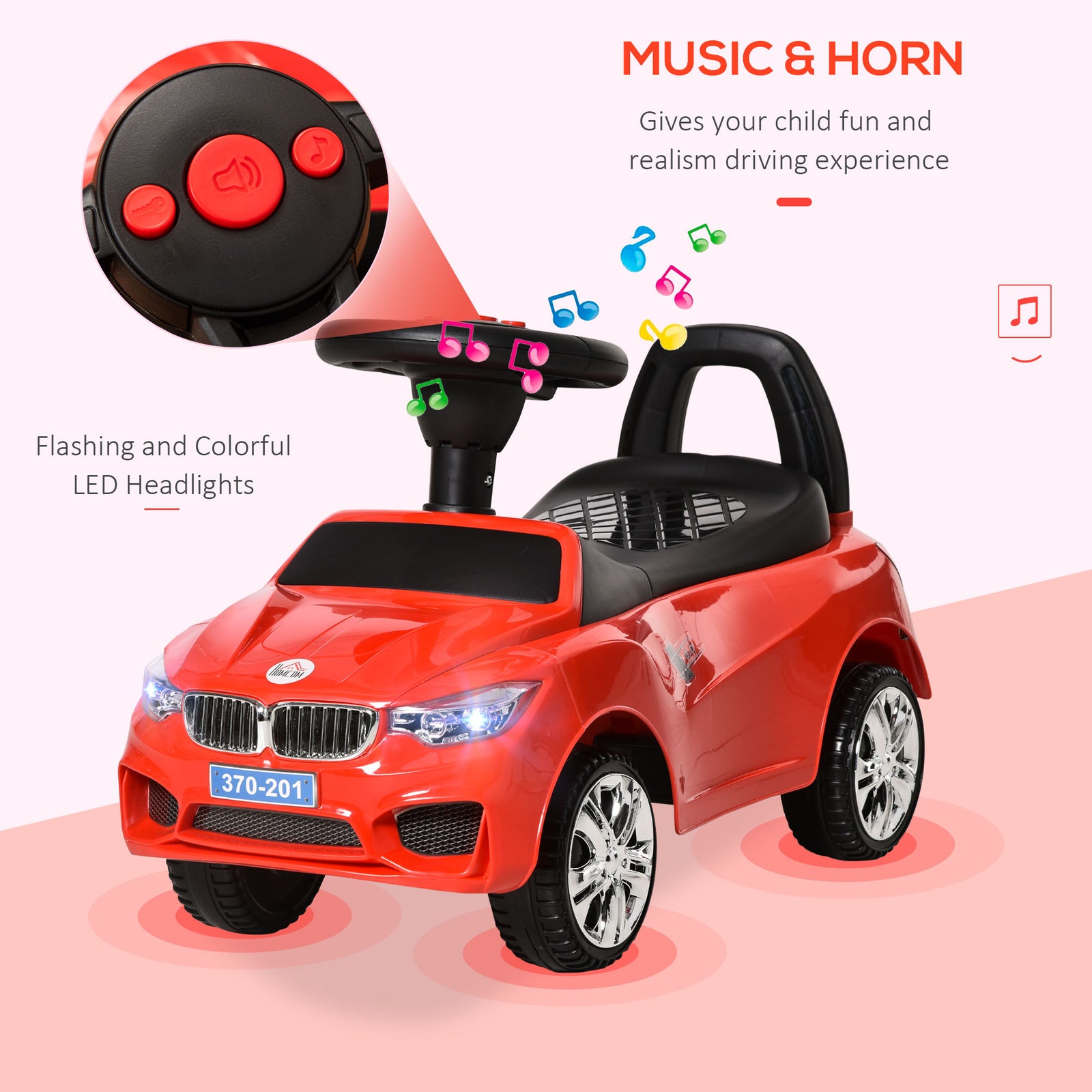 Ride On Car Baby Toddler Walker Foot To Floor Sliding Car Slider | Red