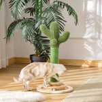 Cat Tree Cactus Sisal Scratching Post Interactive Fun Roller Exerciser