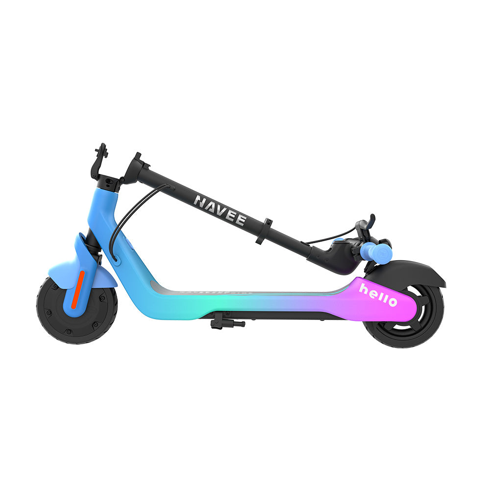 Navee K100 Max Kids E-scooter, Foldable, Bluetooth Speaker And Ambient Light, 10mph