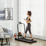 Foldable Walking Treadmill Aerobic Exercise Machine W/ Led