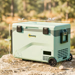 Compressor Car Fridge Freezer, Camping Refrigerator W/ App Control | Green