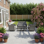 The Leigh 4 Seat Rattan Sofa Lounge Set
