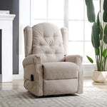 Crawley Electric Riser Recliner With Massage And Heat | Beige