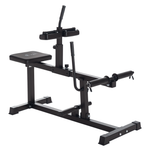Seated Adjustable Leg Extension Machine With Plate Loaded