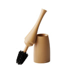Toilet Brush & Holder, Soft-finish Coating, Saku Collection | Tangerine