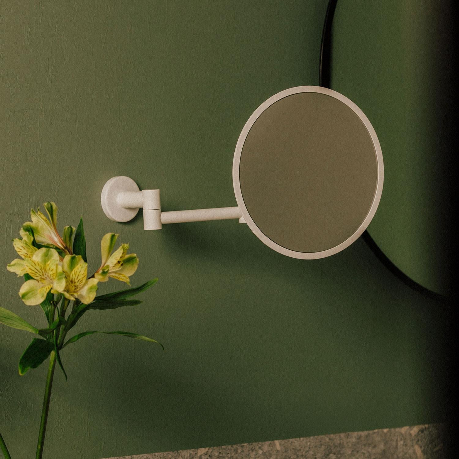 Wall Magnifying Mirror, Brushed Copper Pvd Architect Sp (x5)