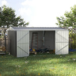 Outdoor Garden Storage Shed Steel Tool Storage Box
