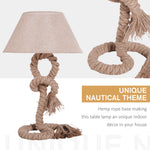 Table Lamp Indispensable Nautical Twisted Rope E27 Base