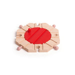 Bigjigs Toys 8 Way Track Turntable for Wooden Train Sets