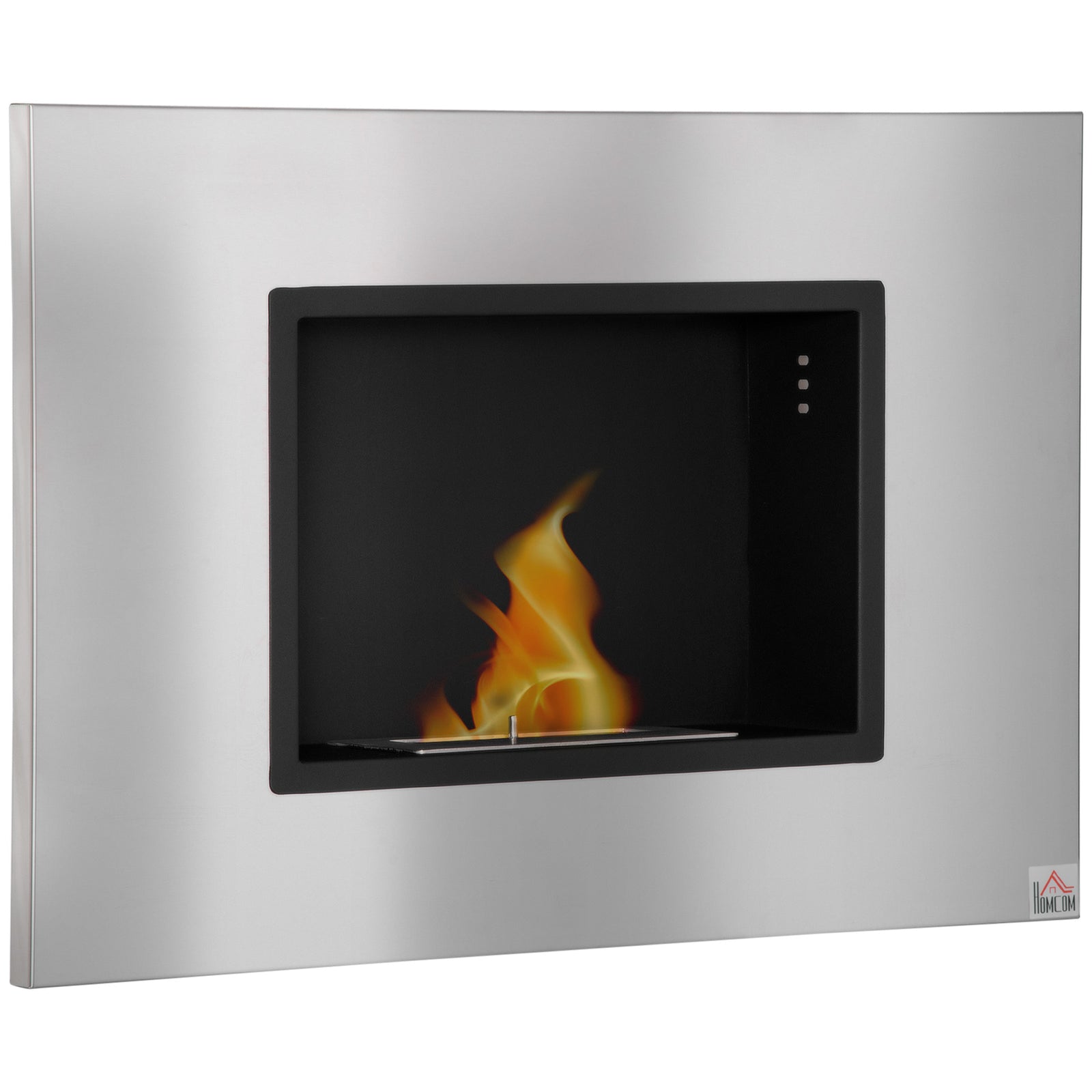 Wall Mounting Bio Ethanol Fireplace Heater With 1.5l Tank