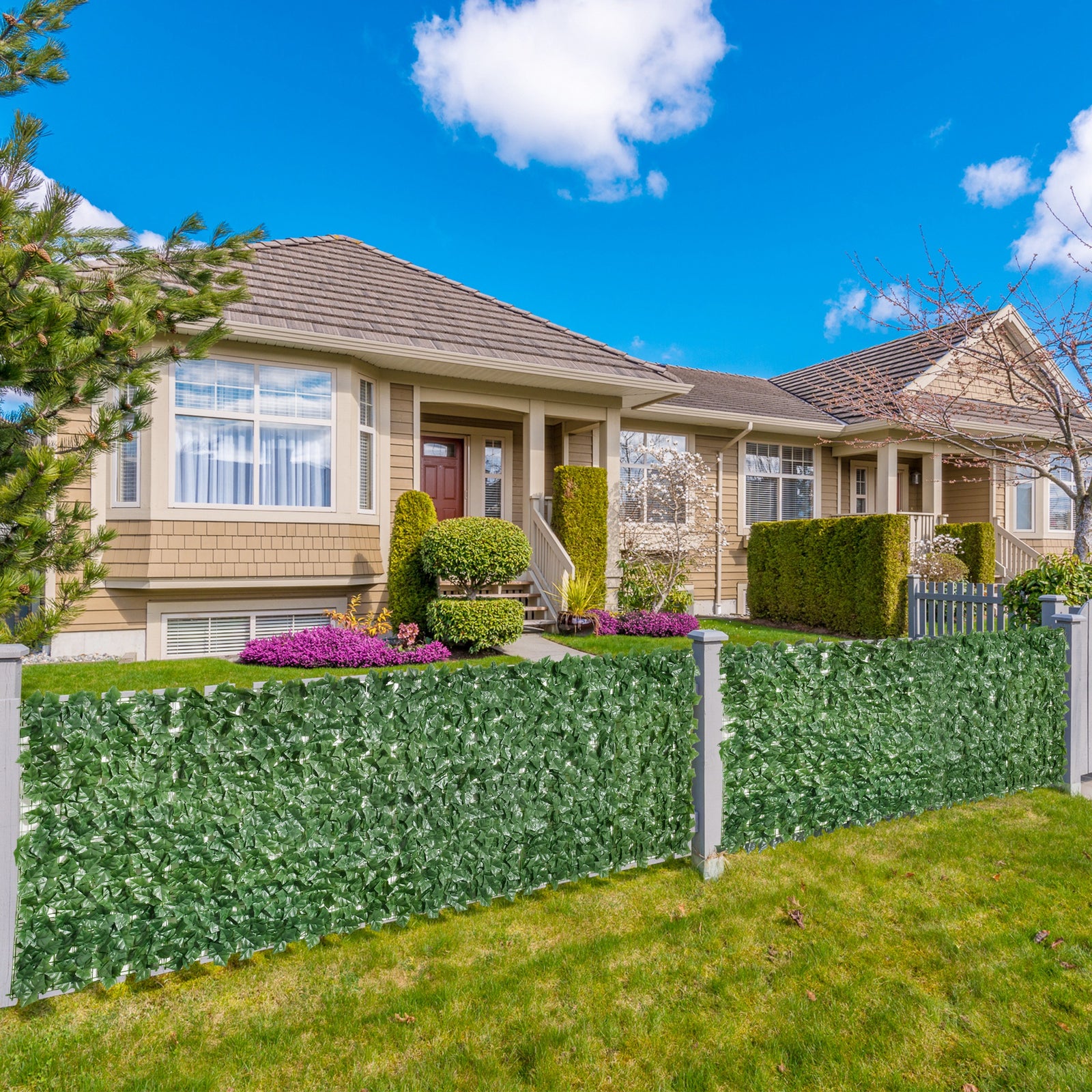 Artificial Leaf Hedge Privacy Screen 3mx1m
