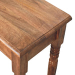Artisan Furniture Solid Wood Three Drawer Console With Turned Legs, Brown