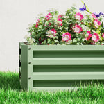 Raised Garden Bed Steel Planter Box | 216l | Light Green