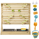 Kids Running Water Playset W/ Sink Toys, Water Carts, Tracks
