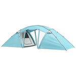 4-6 Man Family Tent, 2 Bedrooms, Living Room | Blue